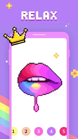 Paint by Number - Pixel Art  [МОД Unlocked] Screenshot 4