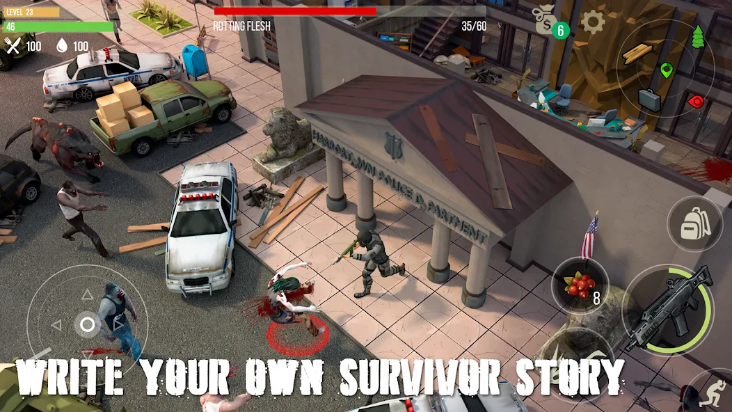 Prey Day: Zombie Survival (Прей Дей)  [МОД Бесконечные монеты] Screenshot 1